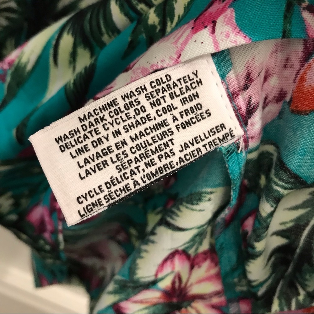 NWT Walter Baker Jasmine Shorts large Amazon Tropic floral green - Picture 7 of 11